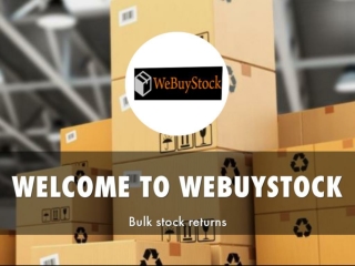 We Buy Stock Presentation