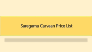 Saregama Carvaan Price List