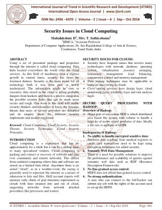 Security Issues in Cloud Computing