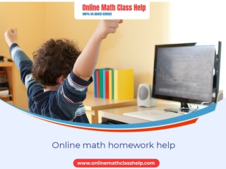 If you are willing to take online math homework help you should immediately visit our website