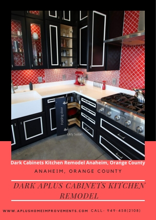 Dark Cabinets Kitchen Remodel Anaheim, Orange County