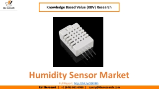 Humidity Sensor Market Size- KBV Research