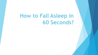 How to Fall Asleep in 60 Seconds|sleep remedies| Reliable Rx Pharmacy