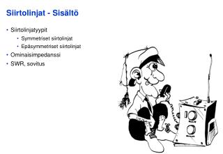 Siirtolinjat - Sisältö