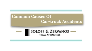 Common Causes Of Car-truck Accidents