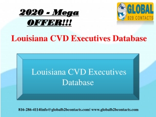  Louisiana CVD Executives Database