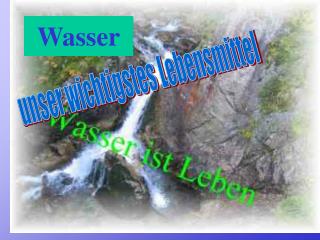 Wasser