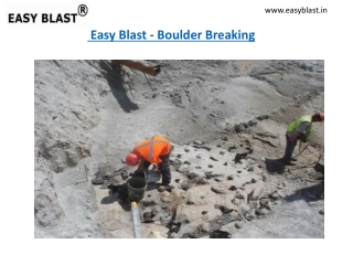 Boulder Breaking