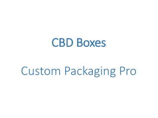 CBD Boxes