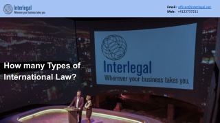 Do You Know The Types Of International Law?