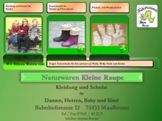 Naturwaren Kleine Raupe