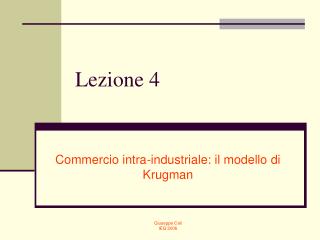 Lezione 4