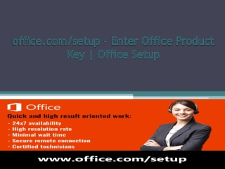 office.com/setup - How to Install Office on a Windows Computer