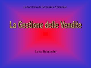 Laboratorio di Economia Aziendale