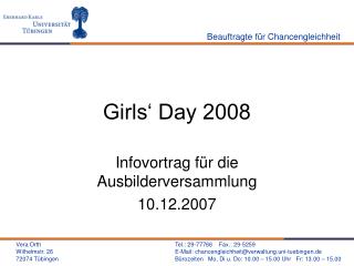 Girls‘ Day 2008