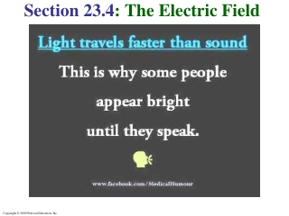 Section 23.4 : The Electric Field