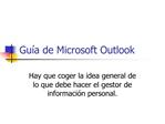 Gu a de Microsoft Outlook