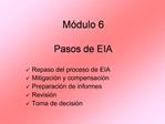 M dulo 6 Pasos de EIA