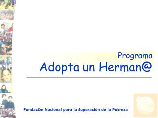 Programa Adopta un Herman@