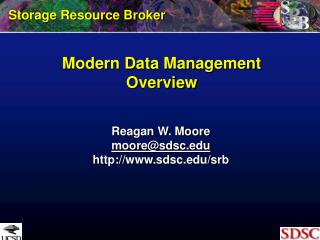 Modern Data Management Overview