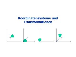 Koordinatensysteme und Transformationen