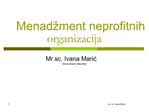 Menad ment neprofitnih organizacija