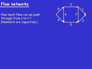 Flow networks