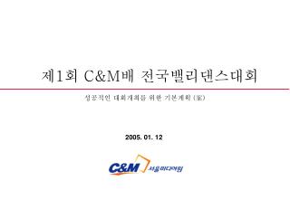 성공적인 대회개최를 위한 기본계획 ( 案 )