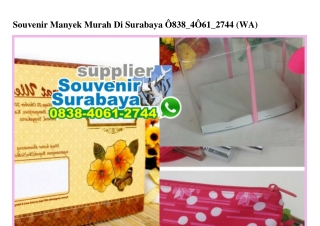 Souvenir Manyek Murah Di Surabaya 083840612744[wa]