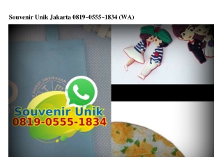 Souvenir Unik Jakarta 0819•0555•1834[wa]