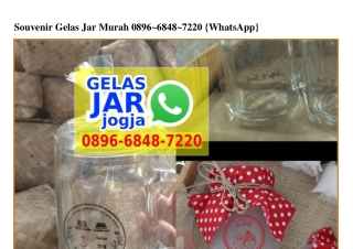 Souvenir Gelas Jar Murah O896~6848~722O[wa]