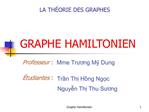 Graphe Hamiltonien