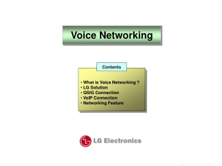 Voice Networking