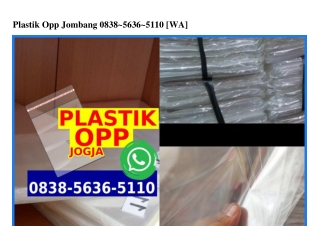 Plastik Opp Jombang 0838_5636_5110[wa]