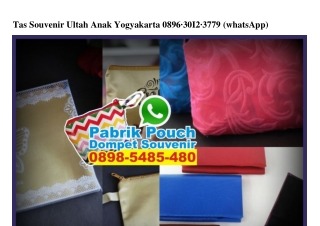 Tas Souvenir Ultah Anak Yogyakarta Ö896·3Ö12·3779[wa]