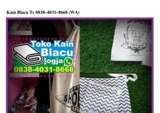 Kain Blacu Tc 0838~4031~8668[wa]