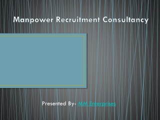 Best Manpower Recruitment Consultancy - MME