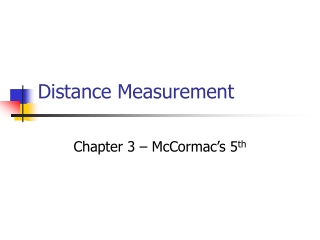 power point measure distance