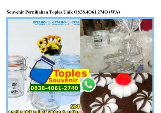 Souvenir Pernikahan Toples Unik Ö8384Ö61274Ö[wa]