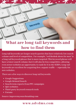 What are long-tail keywords and how to find them