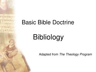 Basic Bible Doctrine