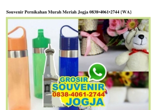 Souvenir Pernikahan Murah Meriah Jogja 0838·4061·2744[wa]