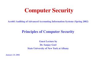 Computer Security