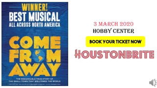 Discount Come From Away Houston Tickets