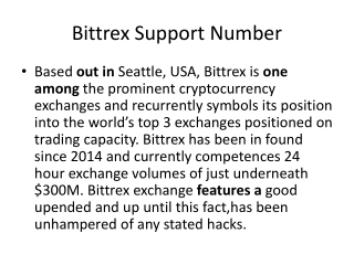 Bittrex Support Number @!! 8177765501