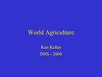 World Agriculture