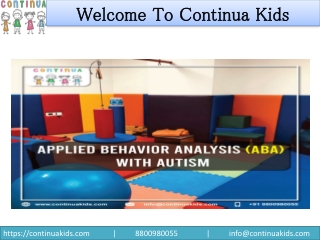 Applied behavior analysis autism