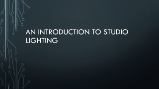 studio lighting photography