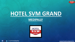 Best Conference hall near Narapally Pocharam IT sez | Hotel SVM Grand