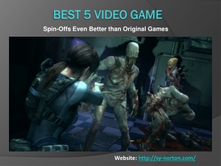 Best 5 Video Game Spin-Offs Even Better than Original Games